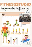 Vorschau - Stundenentwürfe - Im Fitnessstudio - Kindgerechtes Krafttraining - Deckblatt