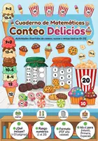Vista previa - Hojas de trabajo - Cuaderno de Matemáticas "Conteo Delicioso" - Portada