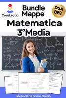 anteprima - Programmi scolastici / Materiali per docenti - Mappe Matematica Terza Media | Algebra Geometria Solida Equazioni | BES DSA | 93 Schemi Pronti 2026/27 - Pagina di copertina