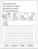 Vista previa - Hojas de trabajo - Cuaderno de refuerzo Preescolar y Primer Grado - página 2