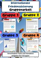 Vorschau - Arbeitsblätter - Internationale Friedenssicherung Gruppenarbeit: UN, NATO, GASP & NGOs - Deckblatt