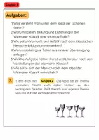 Vorschau - Arbeitsblätter - Weimarer Klassik Gruppenarbeit: Goethe, Schiller & Antike - Seite 2
