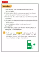 Vorschau - Arbeitsblätter - Alternative Mobilitätskonzepte Gruppenarbeit: Elektromobilität & Wasserstoff E-Fuels - Seite 2