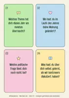 Vorschau - Arbeitsblätter - Reflexionskarten – Mein Sowi-Jahr 💭 - Deckblatt