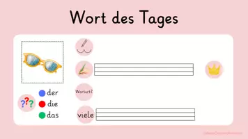 Vorschau - Stundenentwürfe - Unterrichtsstunde Sommer - Sommerwörter untersuchen - Seite 1