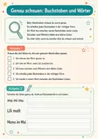 Vorschau - Arbeitsblätter - Abschreiben wie ein Schreib-Profi – Deutsch, Klasse 1 - Seite 2