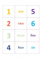 Vorschau - Spiele - Merk es dir with numbers from 1-30 in English - Deckblatt