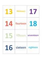 Vorschau - Spiele - Merk es dir with numbers from 1-30 in English - Seite 2