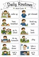 Vorschau - Arbeitsblätter - Daily Routines - Unterrichtseinheit Englisch Klasse 3-4 - Seite 2