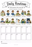 Vorschau - Arbeitsblätter - Daily Routines - Unterrichtseinheit Englisch Klasse 3-4 - Seite 3