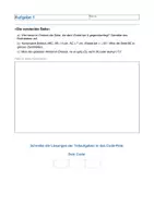 Vorschau - Arbeitsblätter - Mit geometrischen Konstruktionen den Code knacken - Deckblatt