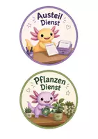 Vorschau - Bildkarten - Dienste Axolotl Design - Deckblatt