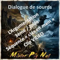 Aperçu - Préparation de séquence / Séquence complète - L’ARGUMENTATION - 3è/2nde - CLIP VIDEO - DIALOGUE DE SOURDS - Page de couverture