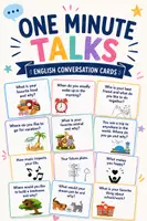 Vorschau - Spiele - One Minute Talk – Conversation Cards - Deckblatt