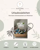 Vorschau - Bildkarten - Brauchst du Urlaub? Urlaubssäckchen zum Mitnehmen - Deckblatt