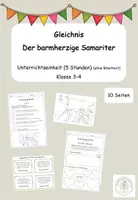 Vorschau - Unterrichtsreihen - Der barmherzige Samariter - Gleichnis - Unterrichtsmaterial - Deckblatt