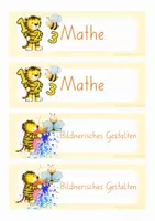 Vorschau - Bildkarten - Tagestransparenz Tiger & Biene - Seite 1