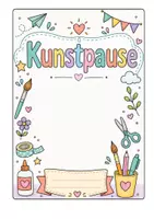 Vorschau - Stundenentwürfe - Kunstpause. Mal- und Zeichenheft für kreative Künstler: innen. Heft 2 - Seite 1
