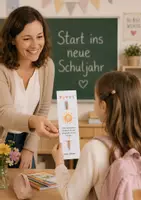 Vorschau - Mal- und Bastelvorlagen - Schuljahresbeginn Geschenk Stift | Willkommensgeschenk neues Schuljahr Bleistift | Begrüßungsgeschenk Schulanfang Klasse 2-4 - Seite 1