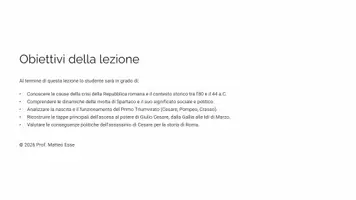 anteprima - Presentazioni / Lavagne - Spartaco, ll Primo Triumvirato e Giulio Cesare - Pagina 1