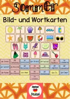 Vorschau - Bildkarten - Sommer: Bild- und Wortkarten - Deckblatt
