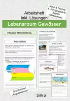 Vorschau - Arbeitsblätter - Lernheft Arbeitsheft: Lebensraum Gewässer - Deckblatt
