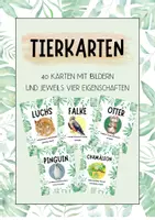 Vorschau - Bildkarten - 40 Tierkarten mit je vier passenden Eigenschaften - Deckblatt