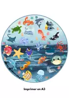 Aperçu - Jeux - Cherche et trouve les animaux marins - Page de couverture