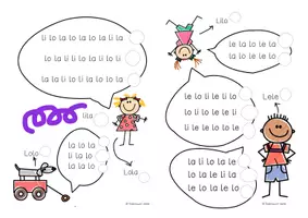Vorschau - Arbeitsblätter - "Lesestart mit Silben" - 70 Seiten • Vorschule • Klasse 1 • DaZ/DaF • LRS • Alphabetisierung - Seite 3