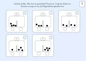 Vorschau - Spiele - Zahlzerlegung mit der Schüttelbox - Seite 2