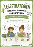 Vorschau - Arbeitsblätter - Lesestrategien – Verstehen, Anwenden und sicher lesen | Komplettpaket für den Deutschunterricht - Deckblatt