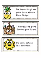 Vorschau - Anderer Materialtyp - Schleichdiktat Klasse 1/2 - Sommer - Seite 2