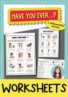 Vorschau - Arbeitsblätter - Present Perfect üben: "Have you ever...?" – Differenzierte Arbeitsblätter Englisch (Klasse 6/7) - Deckblatt