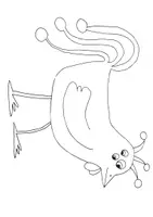 Vorschau - Mal- und Bastelvorlagen - Monster Hühner Halloween Grundschule Malvorlage Klassen 1-4 - Deckblatt