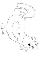 Vorschau - Mal- und Bastelvorlagen - Monster Hühner Halloween Grundschule Malvorlage Klassen 1-4 - Seite 3