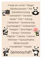 Vorschau - Poster - Pandaklasse - Poster | Klassenraumdekoration (Klassentier) - Seite 2