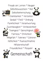 Vorschau - Poster - Pandaklasse - Poster | Klassenraumdekoration (Klassentier) - Seite 3