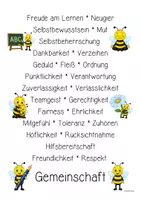 Vorschau - Poster - Bienenklasse - Poster | Klassenraumdekoration (Klassentier) - Seite 3