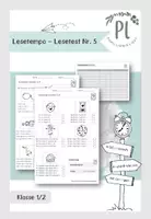 Vorschau - Arbeitsblätter - 5 Lesetempo-Lesetests (Klasse 1-2) A und B Variante (mit Lösungen) - Seite 1