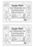 Vorschau - Stundenentwürfe - Escape-Room Deutsch Herbst: Das Geheimnis des Herbstwaldes (Klasse 5–8) - Seite 2