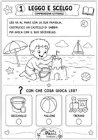 anteprima - Opere didattiche / Libri di testo - Leggo e Comprendo con le Immagini - Pagina 1