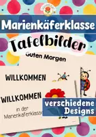 Vorschau - Präsentationen/Tafelbilder - Marienkäferklasse - Tafelbilder (Klassentier) - Deckblatt