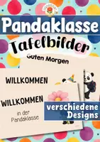 Vorschau - Präsentationen/Tafelbilder - Pandaklasse - Tafelbilder (Klassentier) - Deckblatt