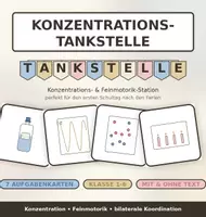 Vorschau - Spiele - Konzentrationstankstelle Klasse 1 - 6 - Deckblatt