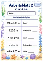 Vorschau - Arbeitsblätter - Längen Klasse 3 | Mathematik Klasse 3 | 6 Arbeitsblätter als PDF - Seite 2