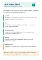 Vorschau - Arbeitsblätter - Ordner anlegen – Dateien organisieren | Arbeitsblätter mit Lösungen | Klasse 5/6 - Seite 1