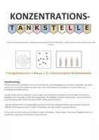 Vorschau - Spiele - Konzentrationstankstelle Klasse 1 - 6 - Seite 1