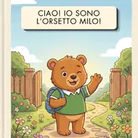 anteprima - Opere didattiche / Libri di testo - Libro 1 CAA - Milo l'orsetto - Pagina 1
