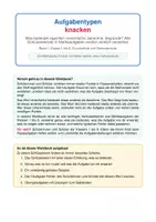 Vorschau - Arbeitsblätter - Aufgabentypen knacken: Was bedeutet eigentlich „begründe“, „vereinfache“ & Co.? (Klasse 1-8) - Deckblatt