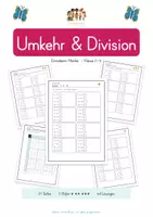Vorschau - Arbeitsblätter - Einmaleins - Umkehr & Division - Seite 1